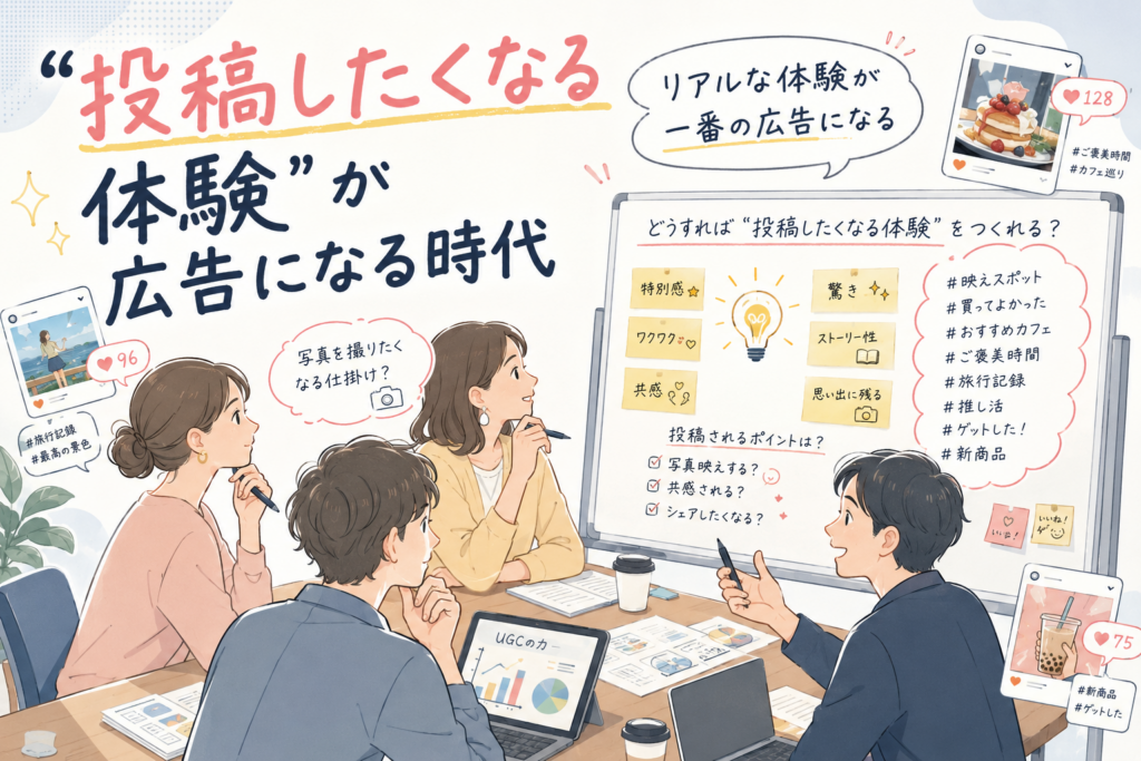 『投稿したくなる体験』が広告になる時代