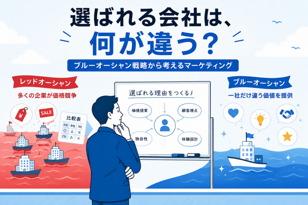 選ばれる会社は、何が違う？～ブルーオーシャン戦略から考えるマーケティング～